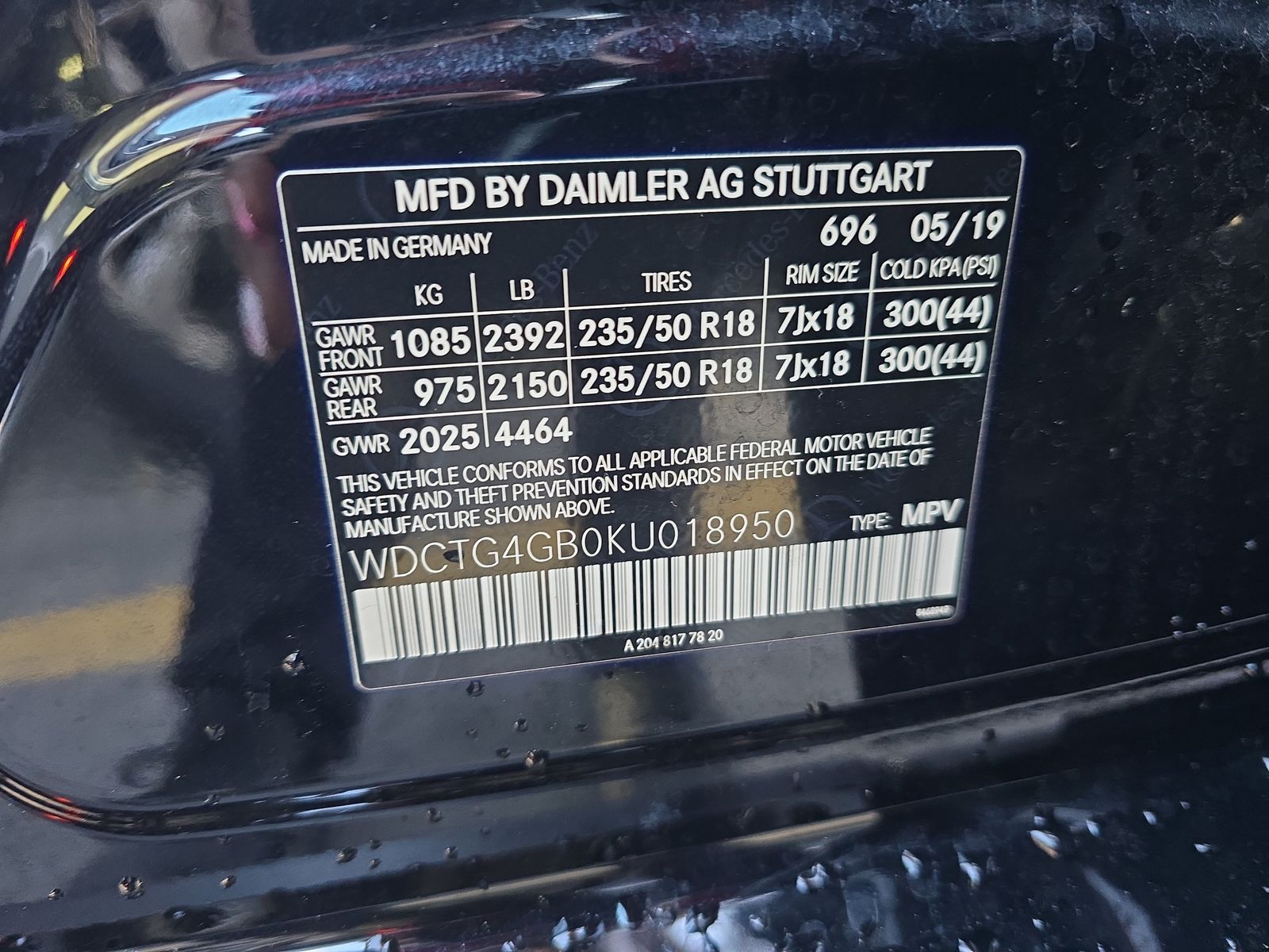 2019 Mercedes-Benz GLA GLA 250 AWD