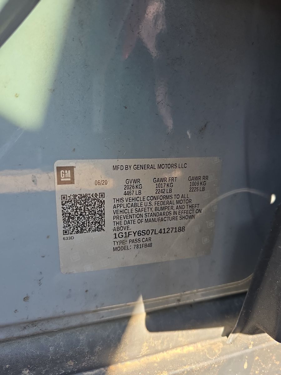 2020 Chevrolet Bolt EV LT FWD