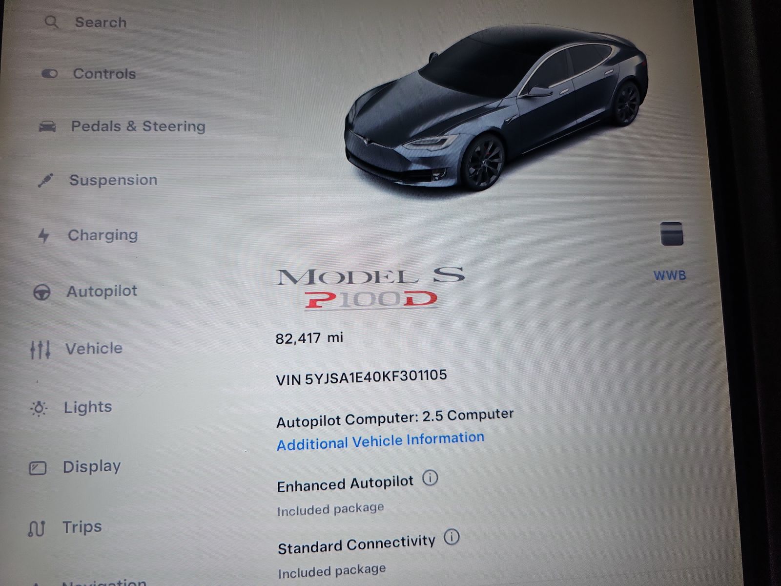 2019 Tesla Model S P100D AWD