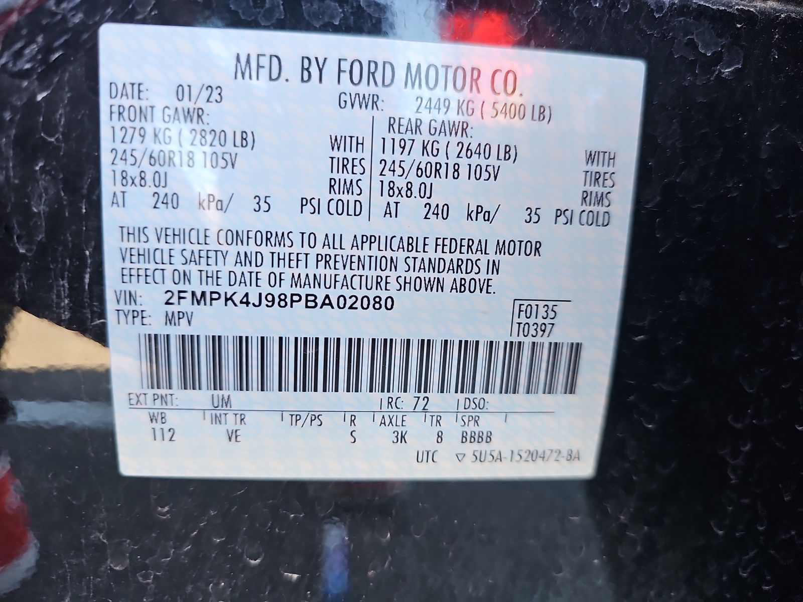 2023 Ford Edge SEL AWD