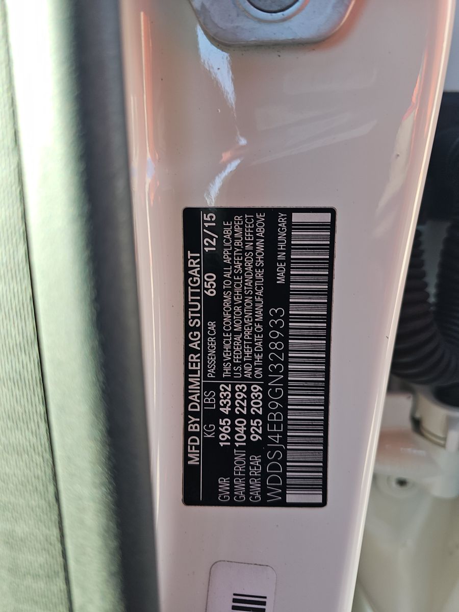 2016 Mercedes-Benz CLA CLA 250 FWD