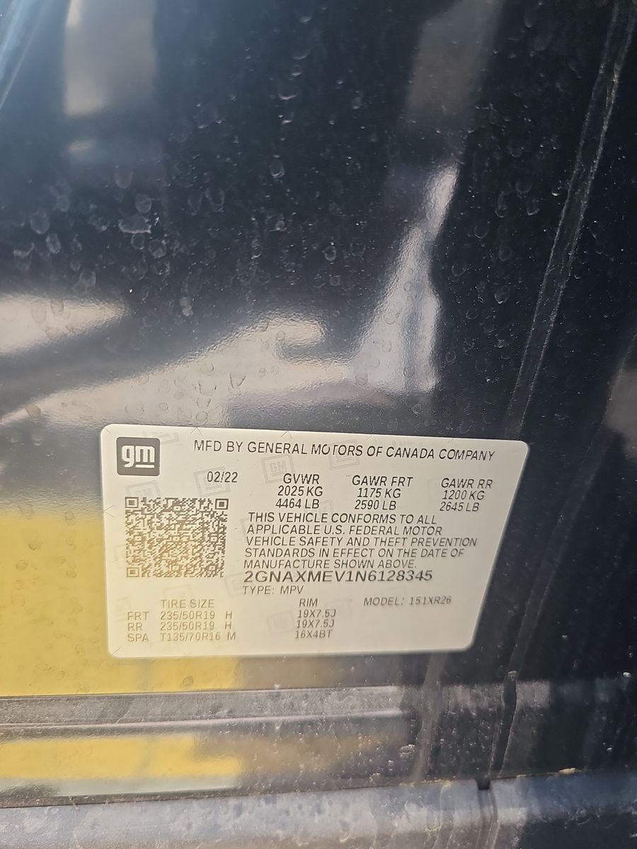 2022 Chevrolet Equinox RS FWD