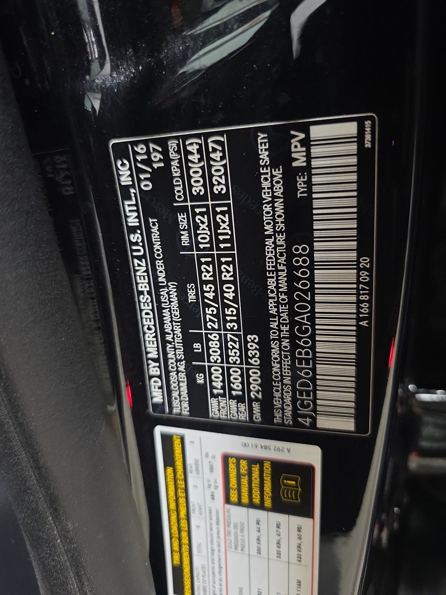 2016 Mercedes-Benz GLE AMG GLE 450 AWD