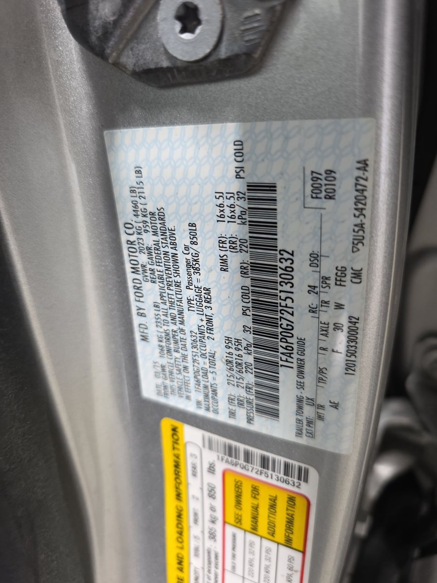 2015 Ford Fusion S FWD