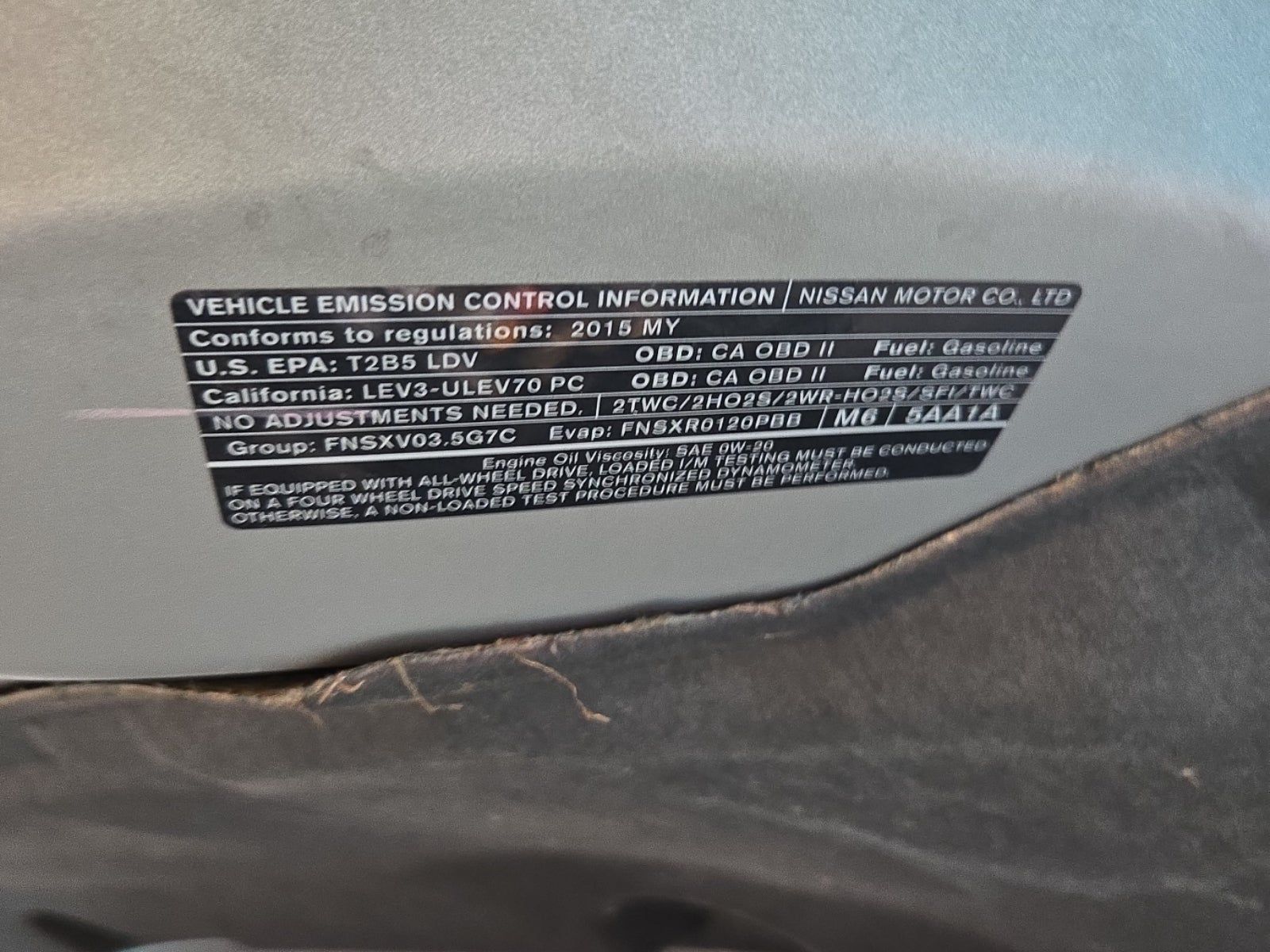 2015 Nissan Murano SL AWD