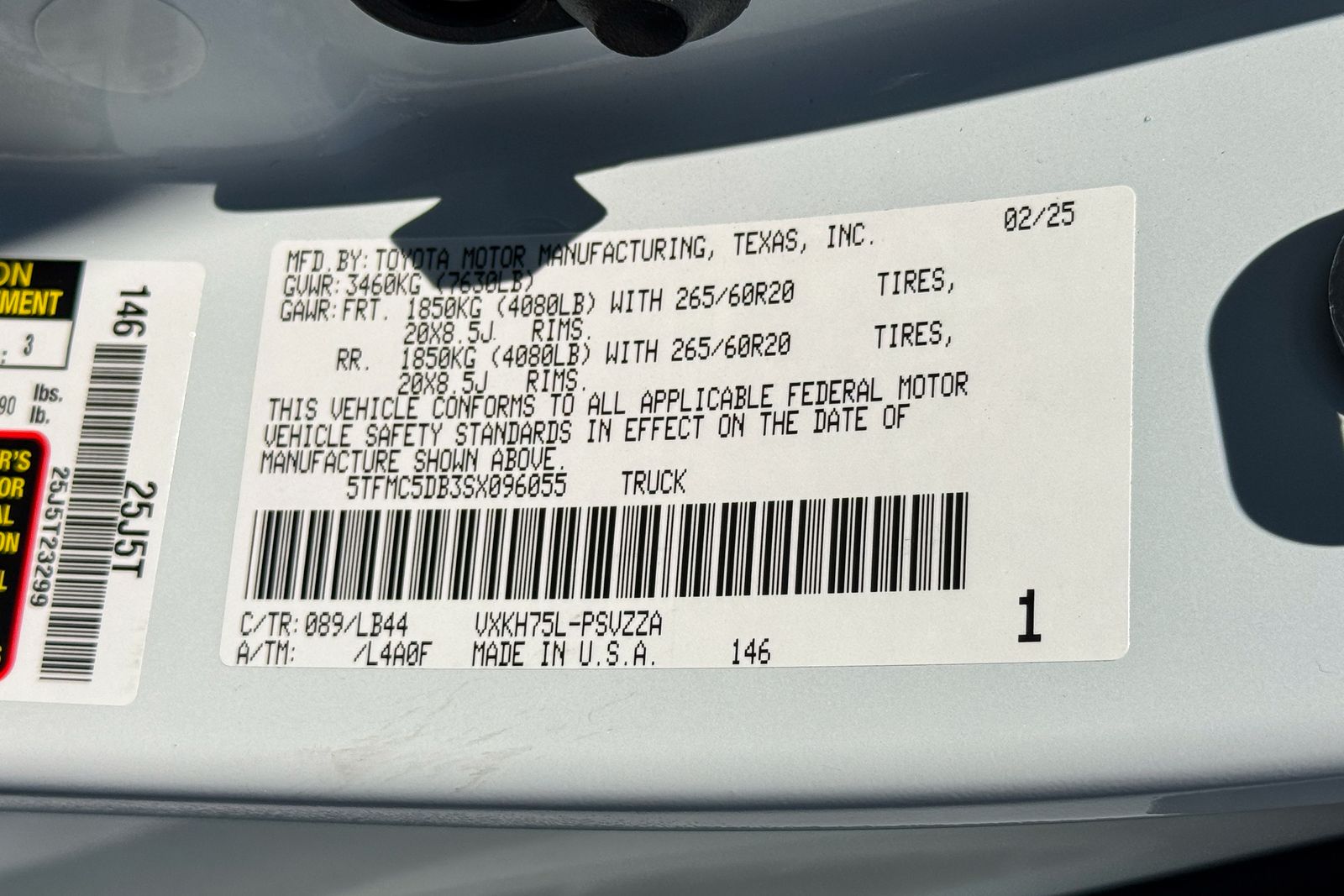 2025 Toyota Tundra Hybrid 1794 Edition AWD