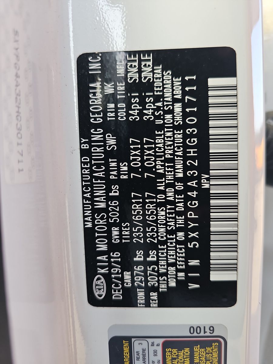 2017 Kia Sorento LX FWD