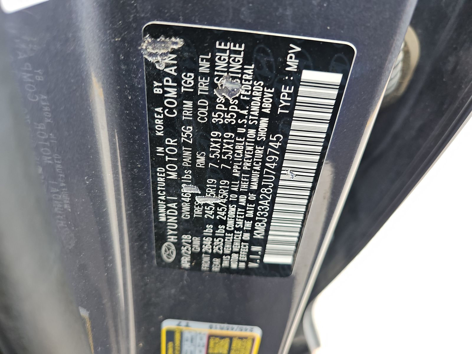 2018 Hyundai Tucson Value FWD