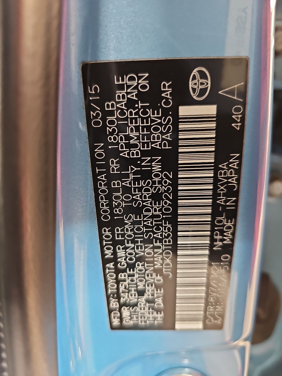 2015 Toyota Prius c Two FWD