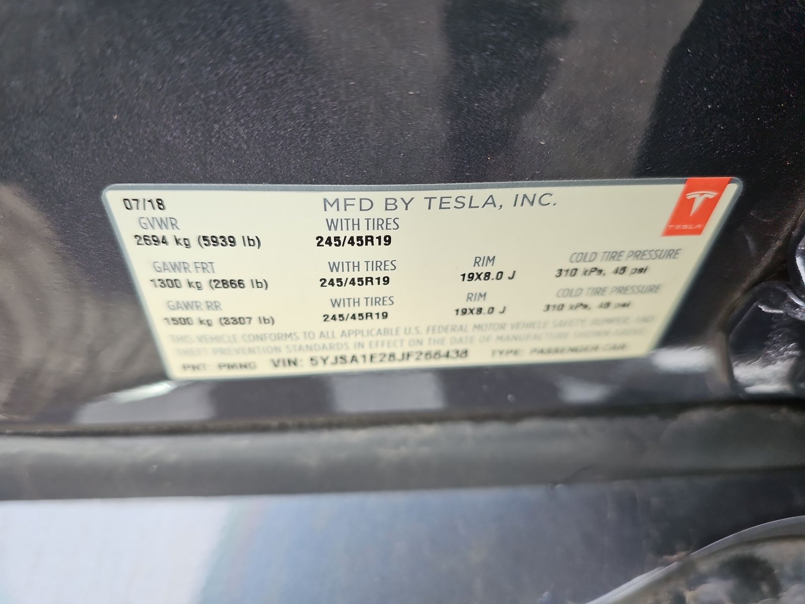 2018 Tesla Model S 100D AWD
