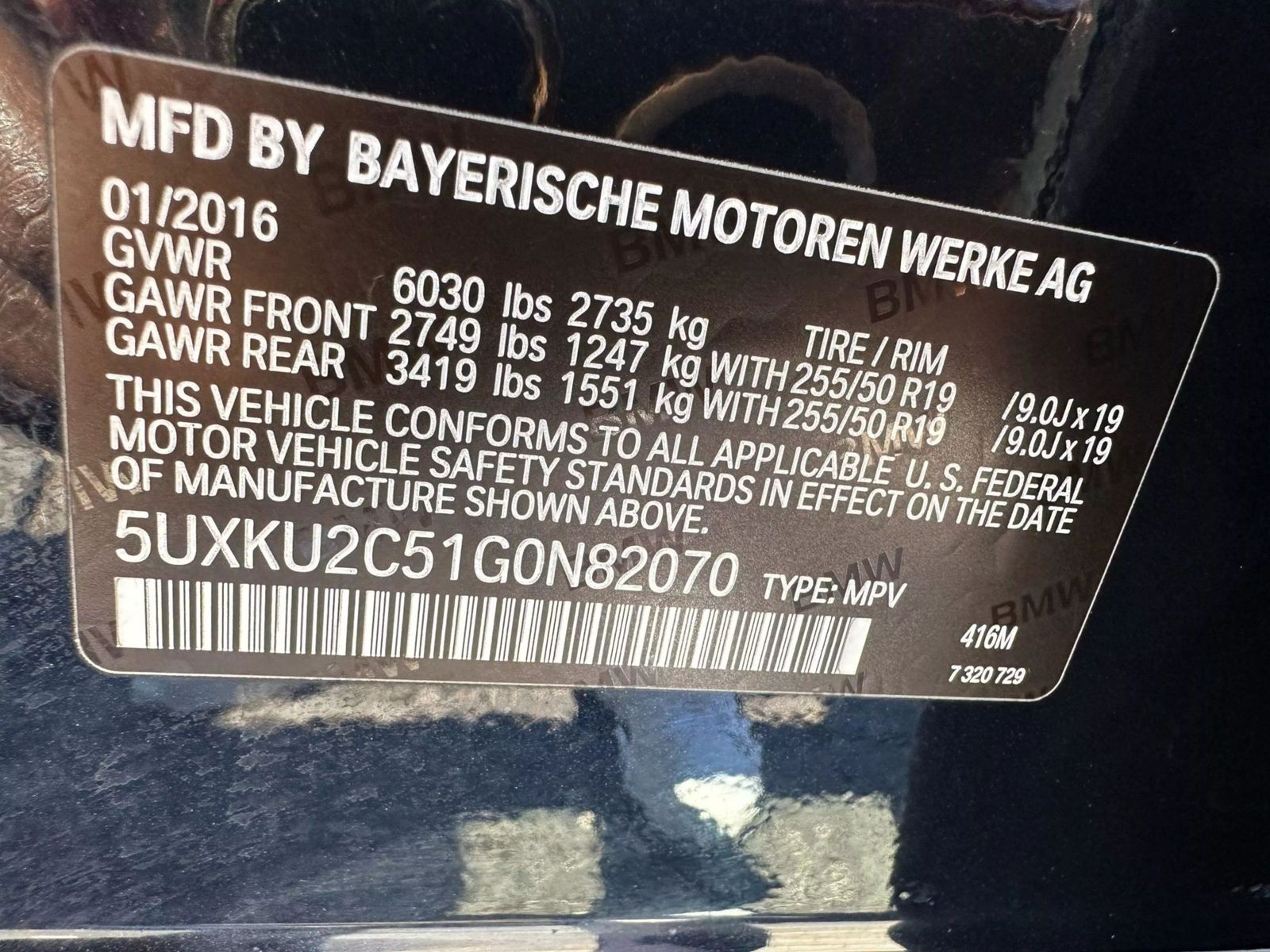 2016 BMW X6 xDrive35i AWD