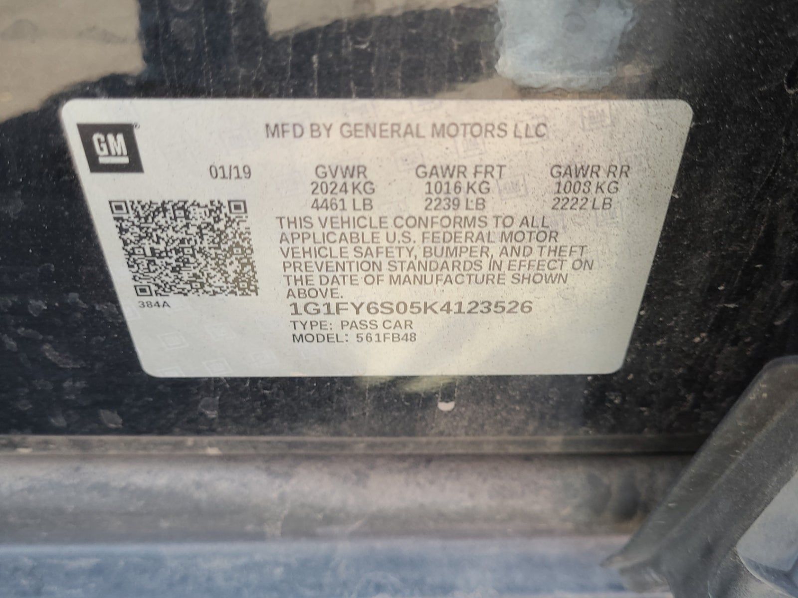 2019 Chevrolet Bolt EV LT FWD