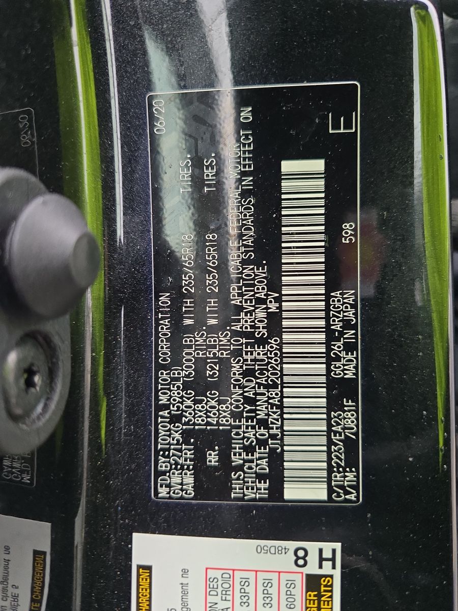 2020 Lexus RX RX 350L AWD