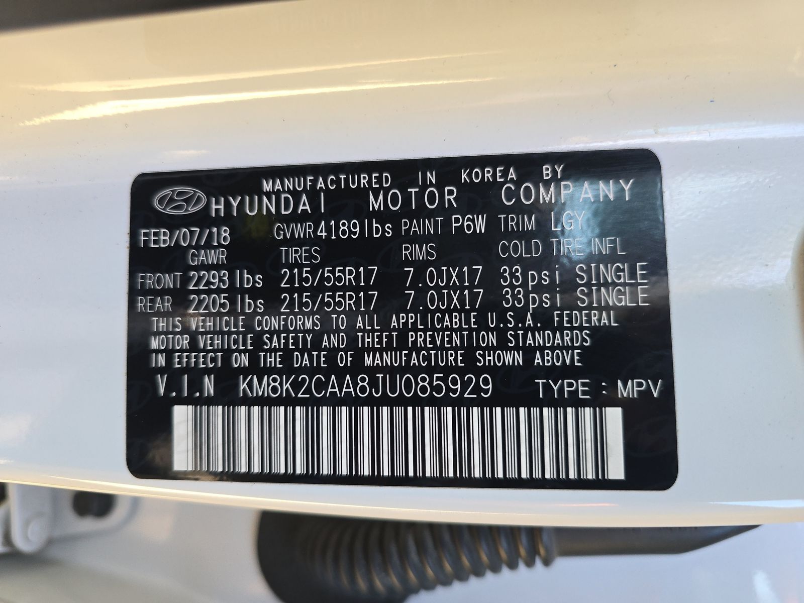 2018 Hyundai Kona SEL AWD