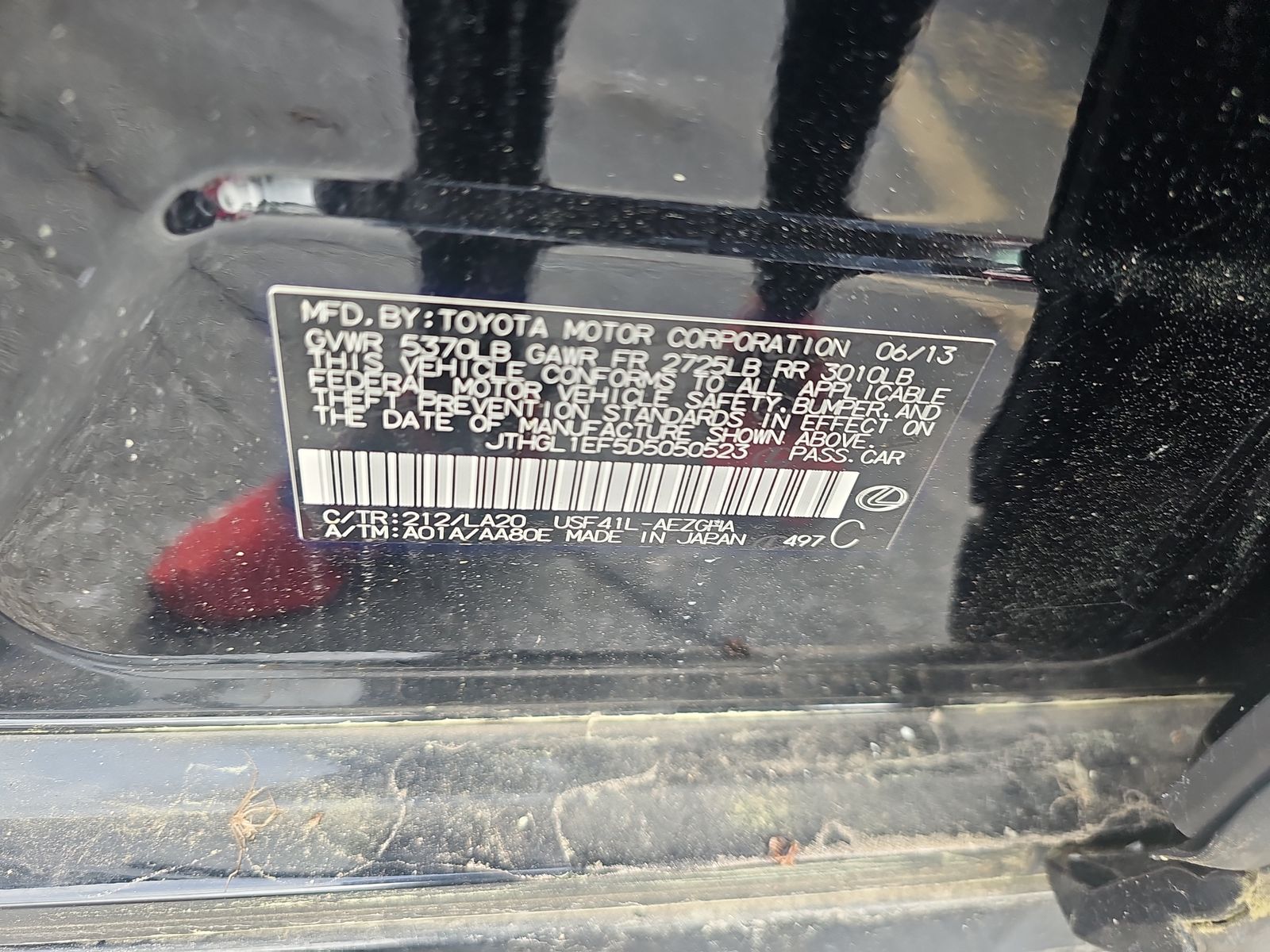2013 Lexus LS LS 460L RWD