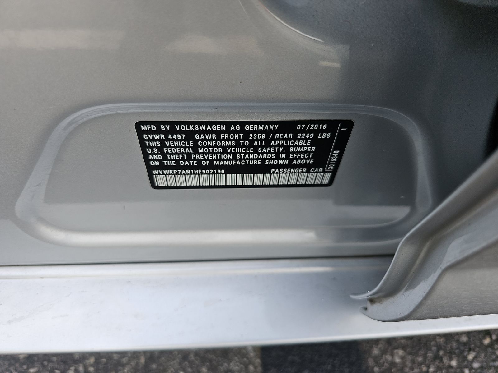 2017 Volkswagen CC 2.0T Sport FWD