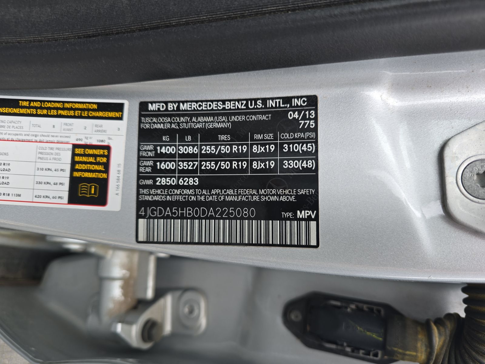 2013 Mercedes-Benz M-Class ML 350 AWD