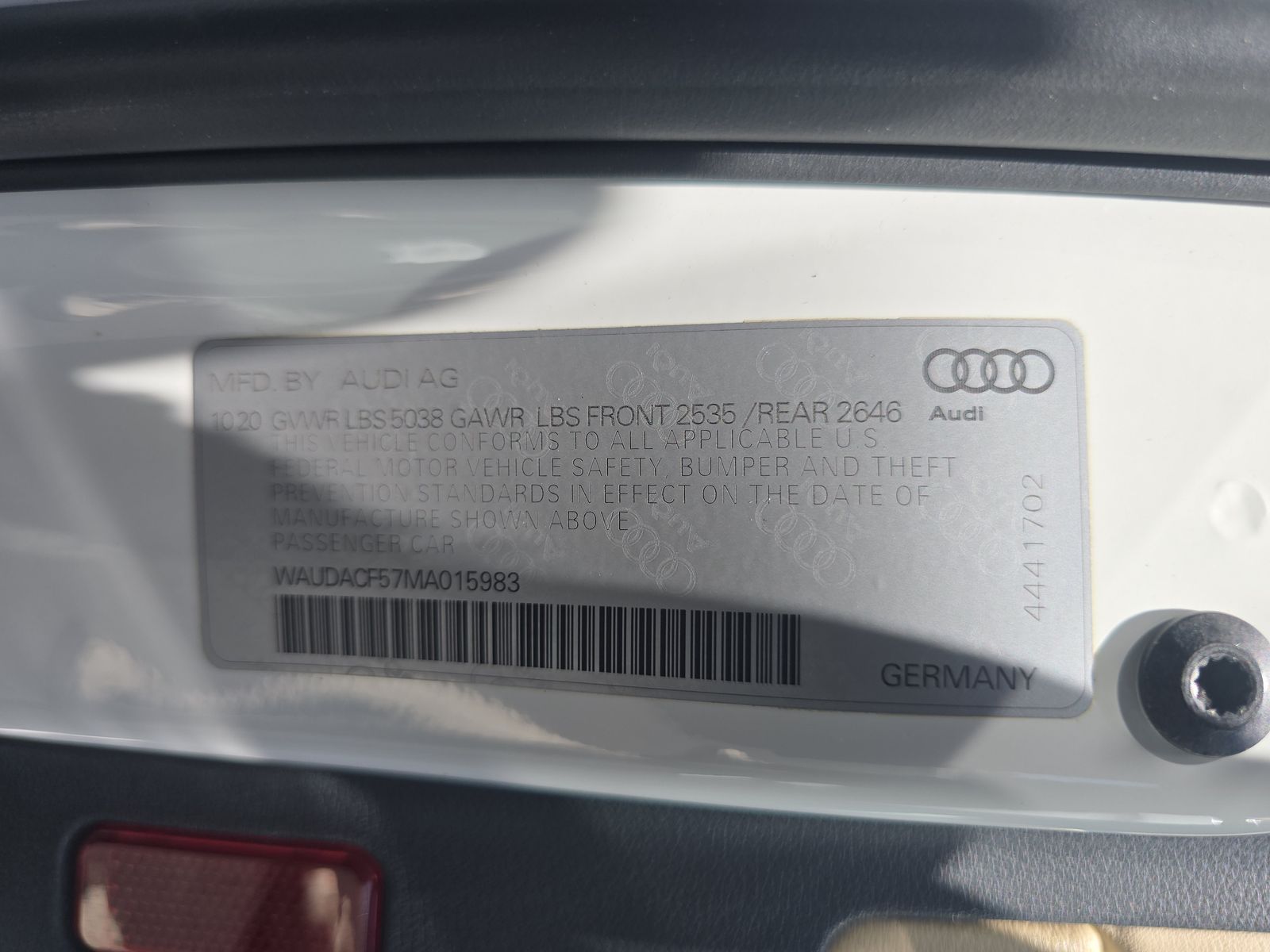 2021 Audi A5 S Line Premium AWD