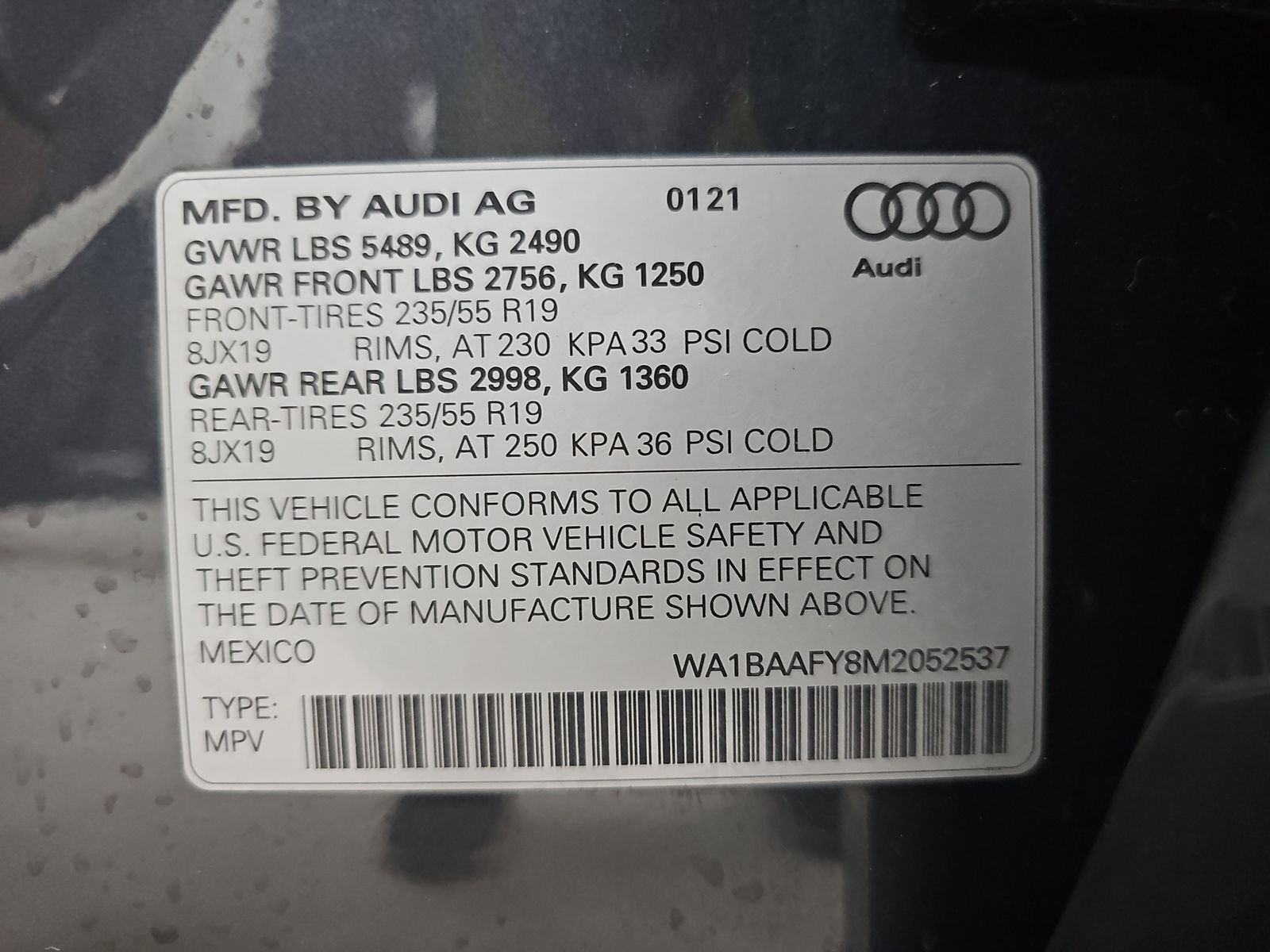 2021 Audi Q5 Premium Plus AWD