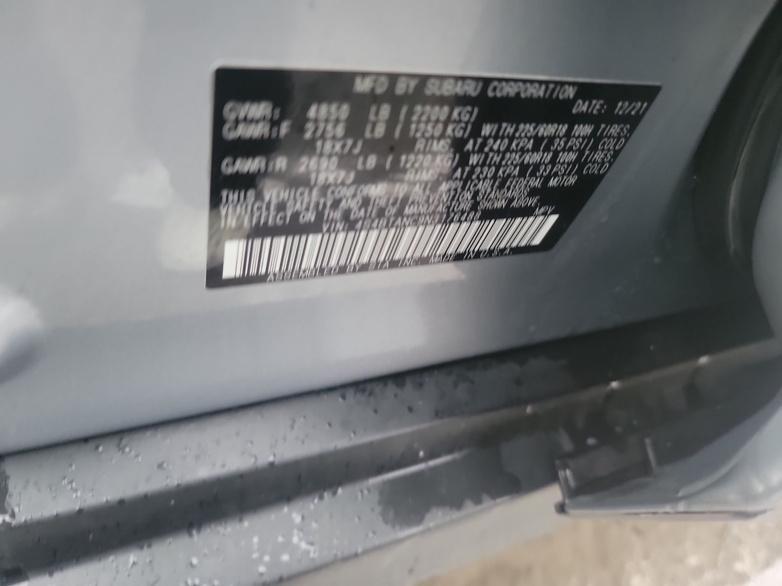 2022 Subaru Outback Limited AWD