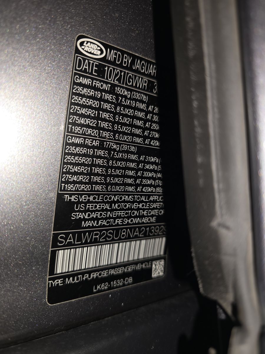 2022 Land Rover Range Rover Sport HSE Silver Edition AWD