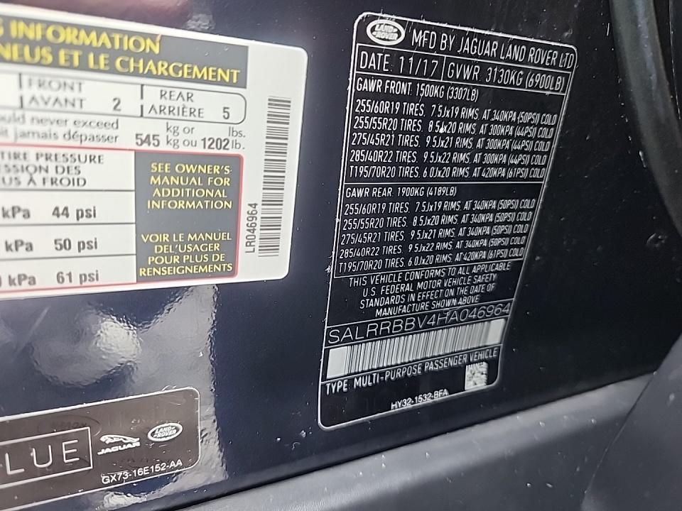 2017 Land Rover Discovery HSE AWD