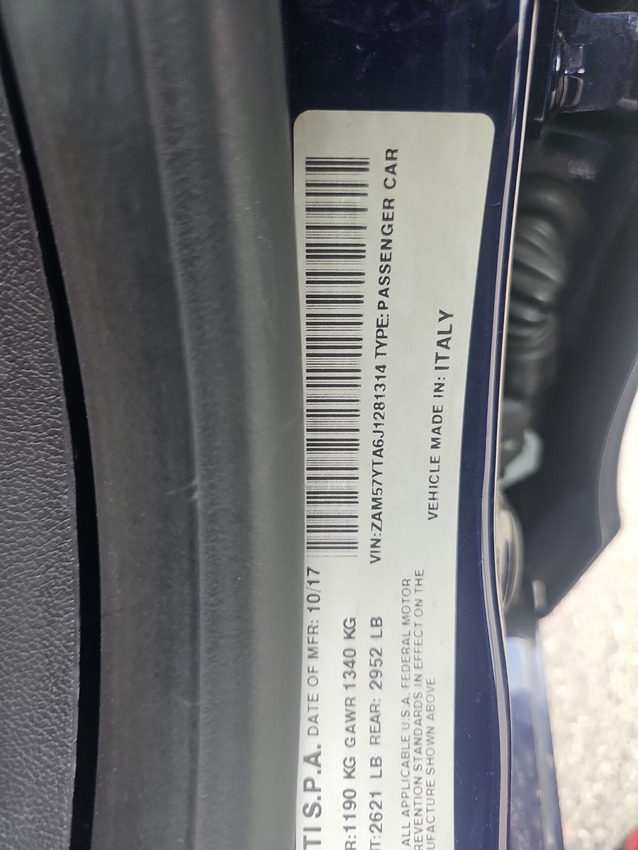 2018 Maserati Ghibli S Q4 AWD