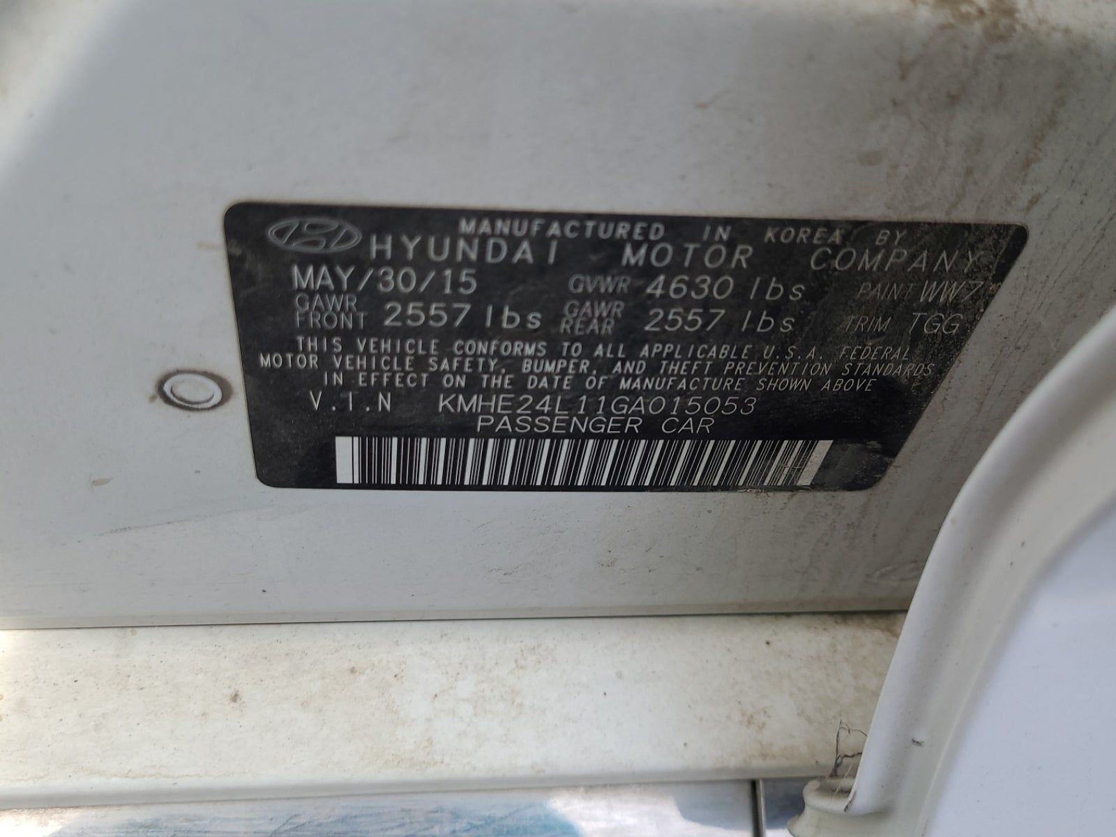 2016 Hyundai Sonata Hybrid SE FWD