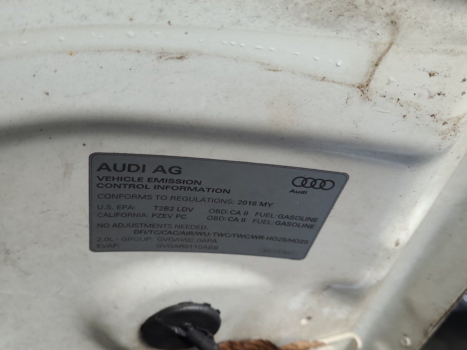 2016 Audi A3 2.0T Premium Plus AWD