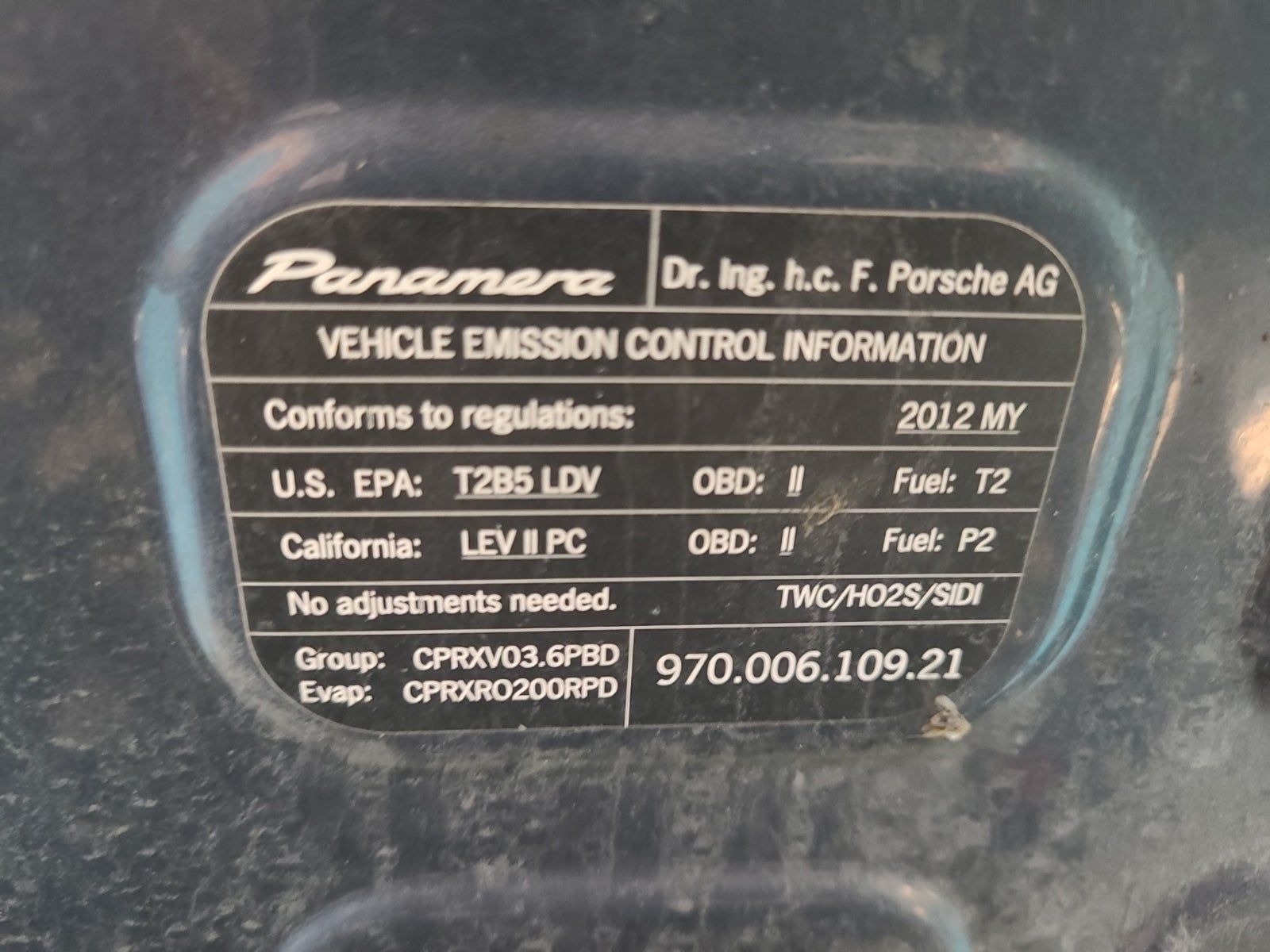 2012 Porsche Panamera 4 AWD