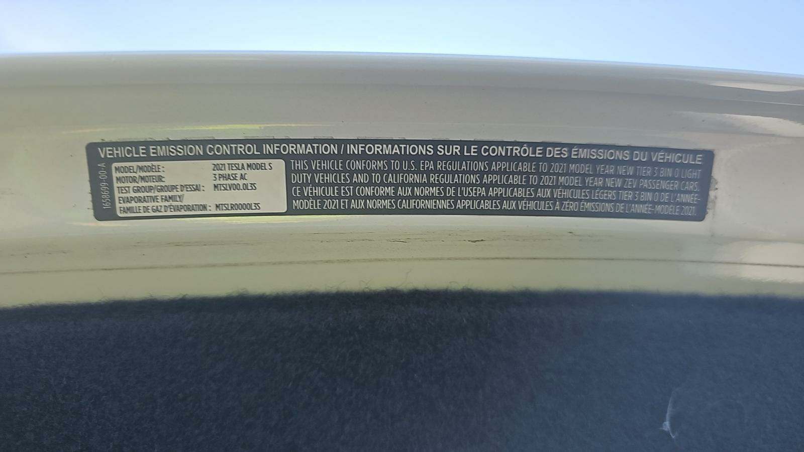 2021 Tesla Model S Plaid AWD