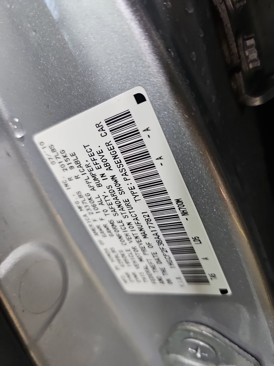 2010 Honda Accord LX FWD