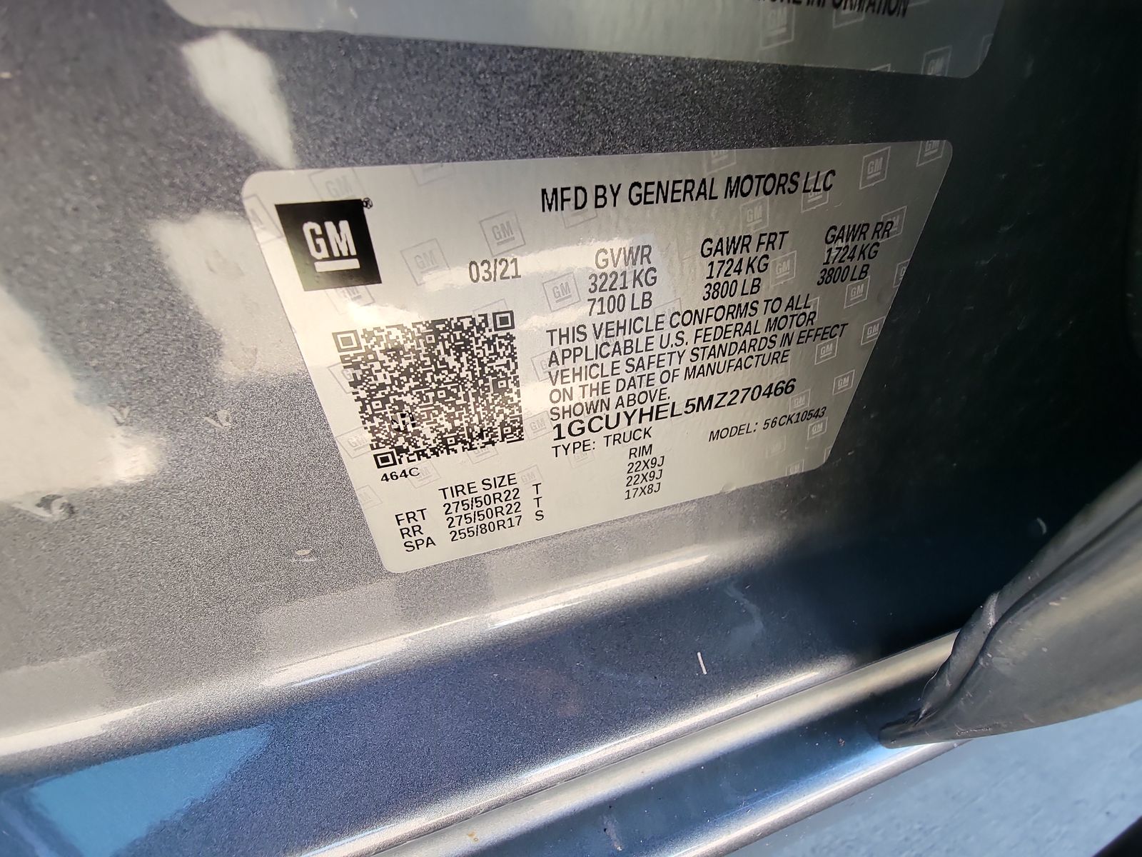 2021 Chevrolet Silverado 1500 High Country AWD