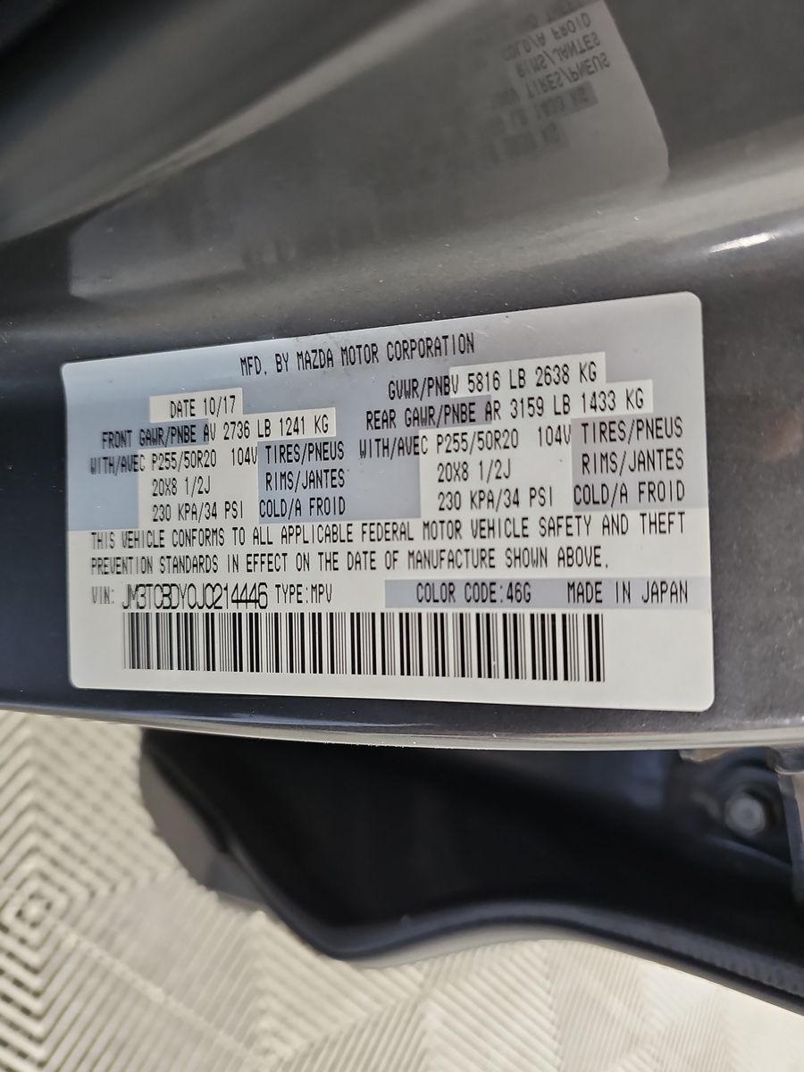 2018 MAZDA CX-9 Grand Touring AWD