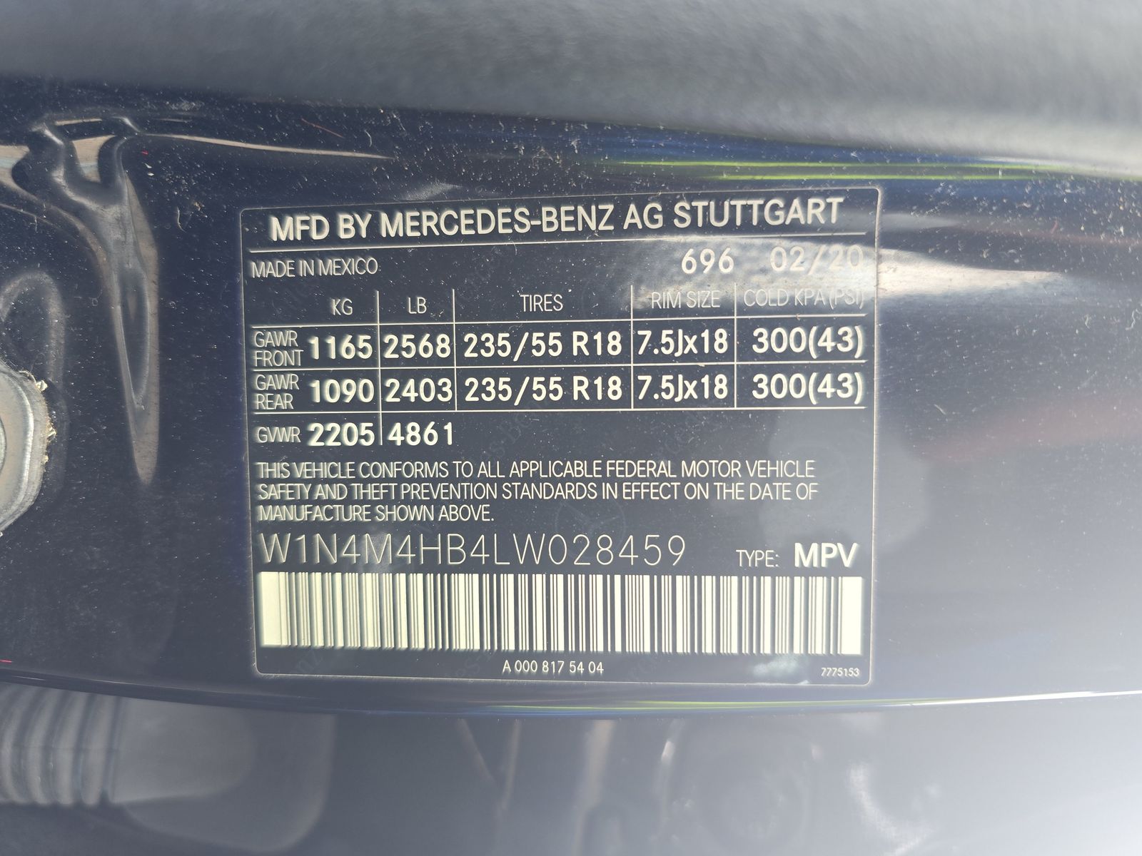 2020 Mercedes-Benz GLB GLB 250 AWD