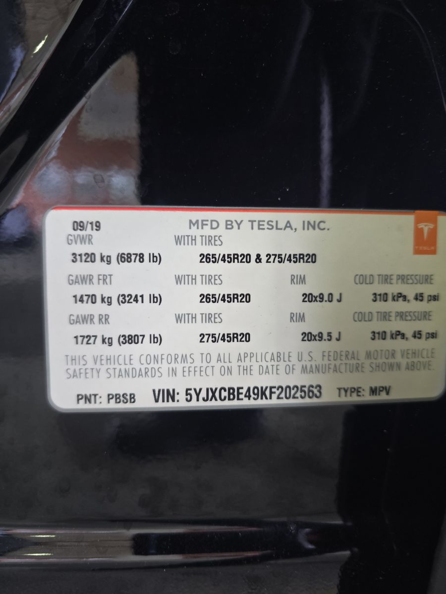 2019 Tesla Model X Performance AWD