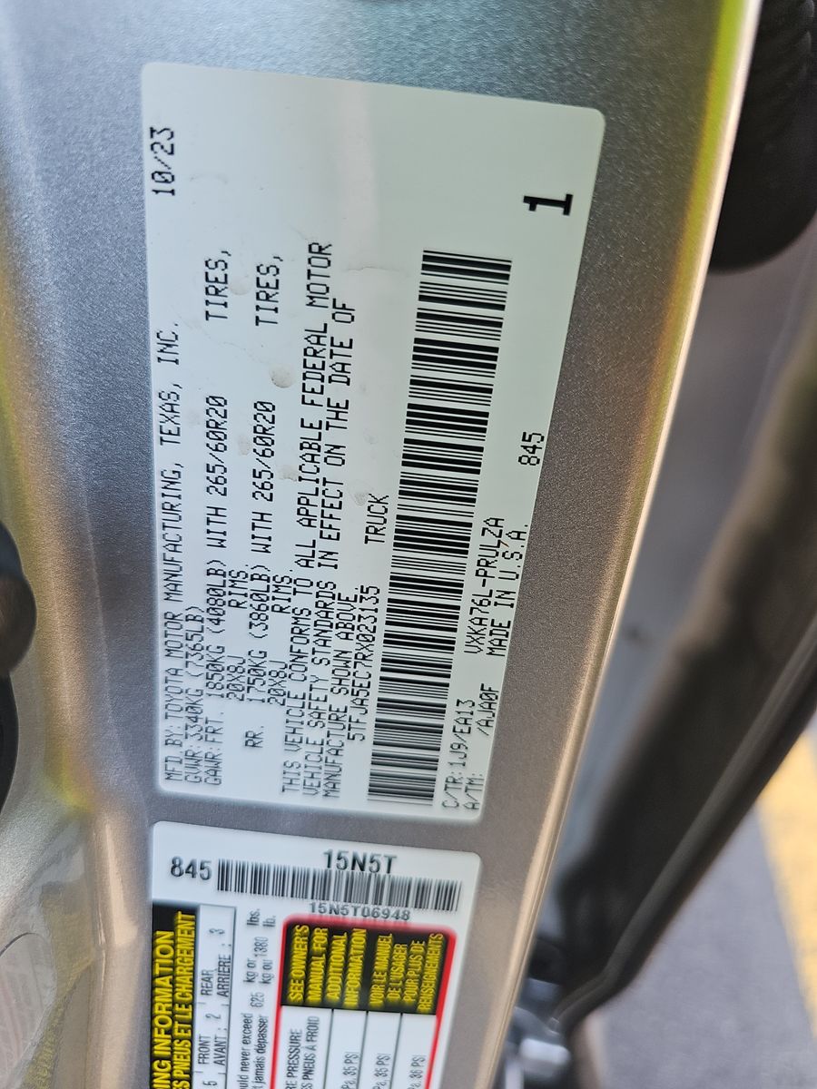 2024 Toyota Tundra Limited AWD