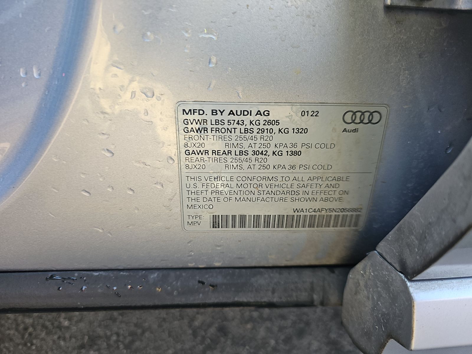 2022 Audi SQ5 Prestige AWD