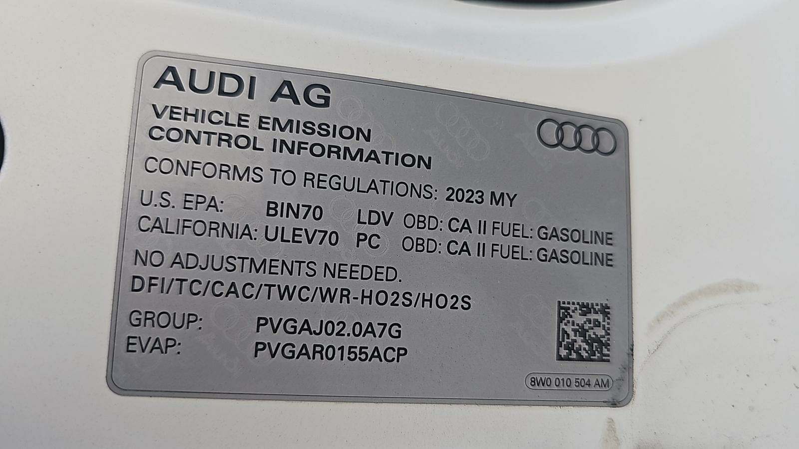 2023 Audi A4 S line Premium Plus AWD