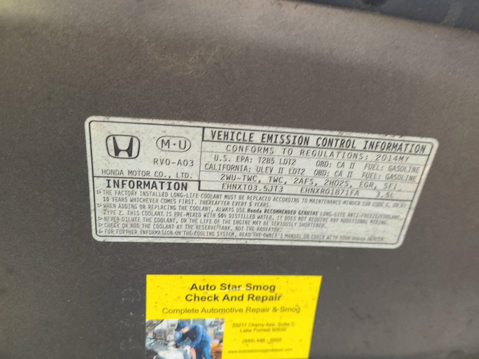 2014 Honda Odyssey EX-L FWD