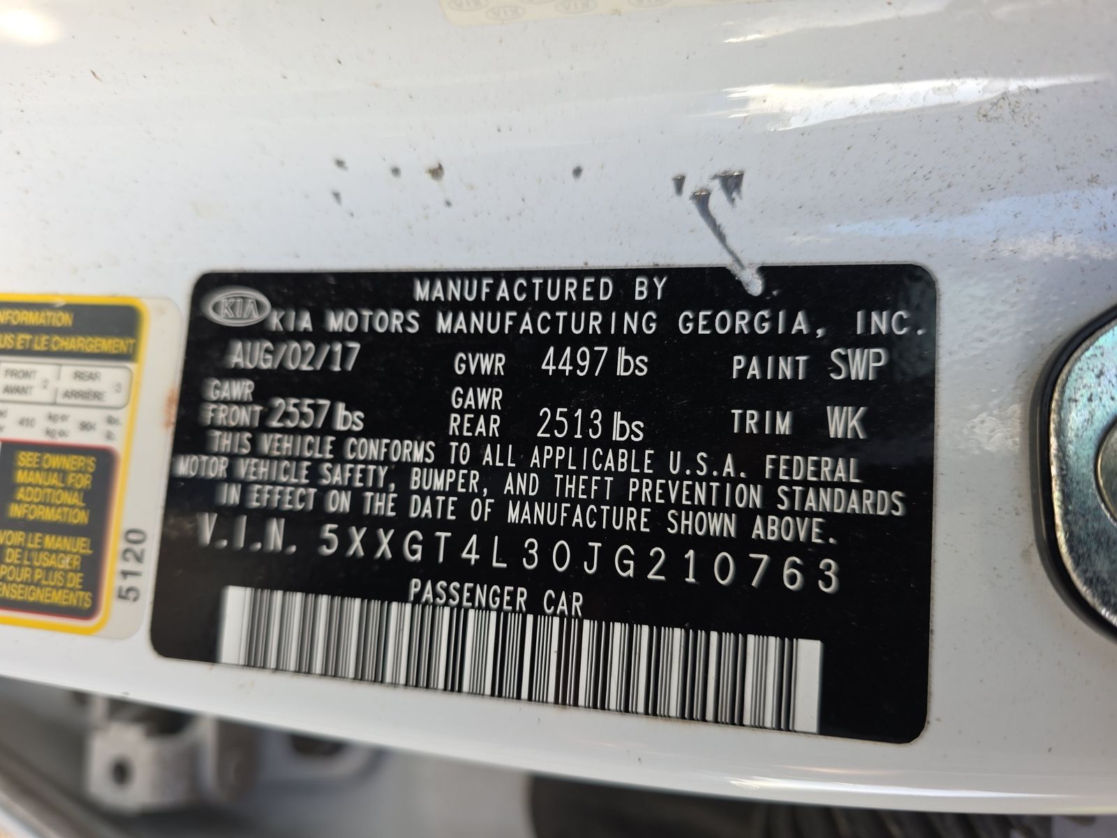 2018 Kia Optima LX FWD