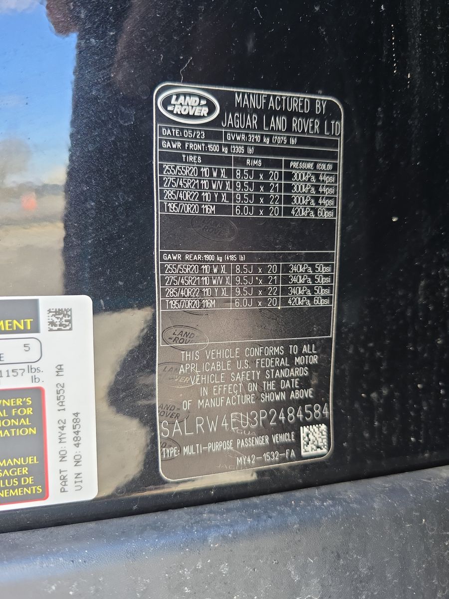 2023 Land Rover Discovery Metropolitan Edition AWD