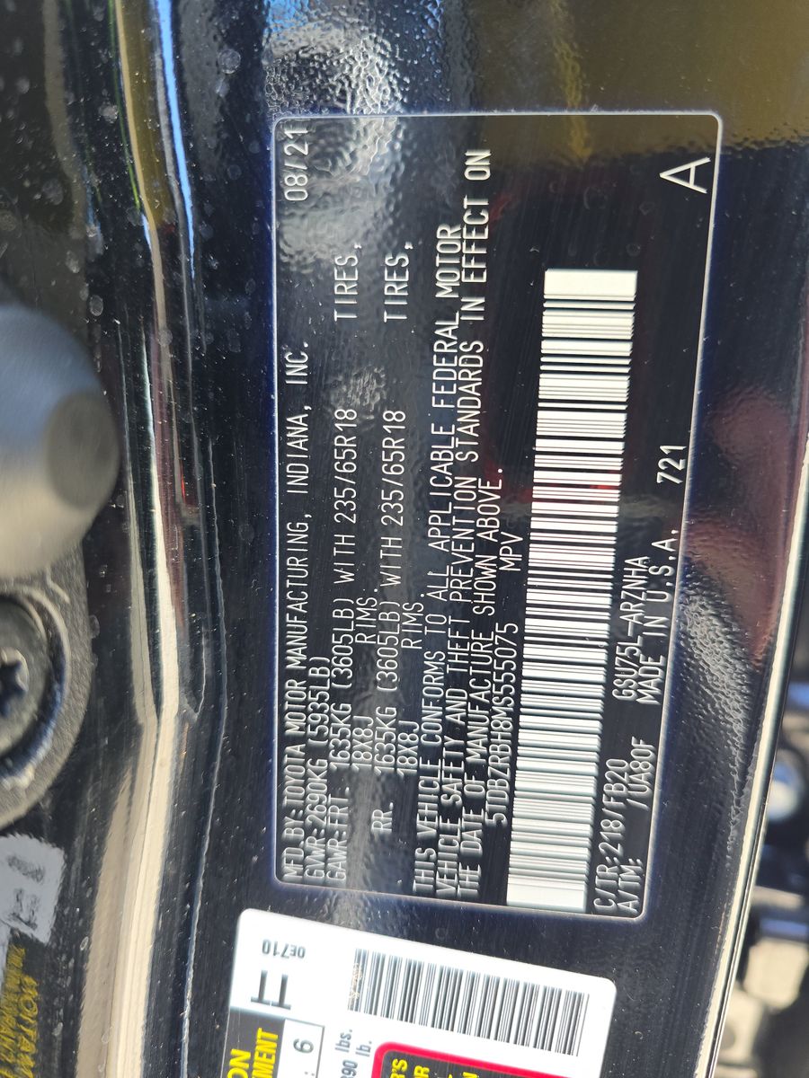 2021 Toyota Highlander LE AWD