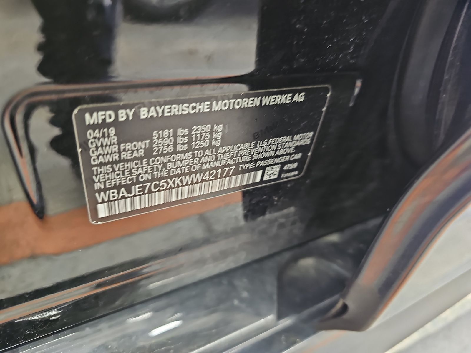 2019 BMW 5 Series 540i xDrive AWD