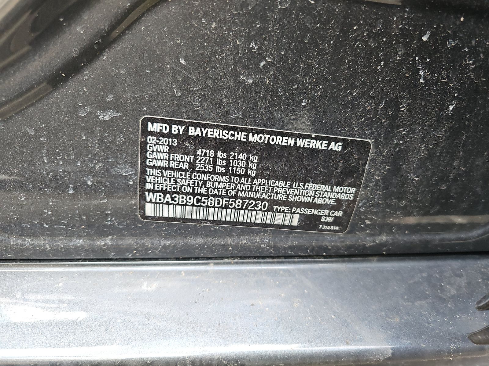 2013 BMW 3 Series 335i xDrive AWD