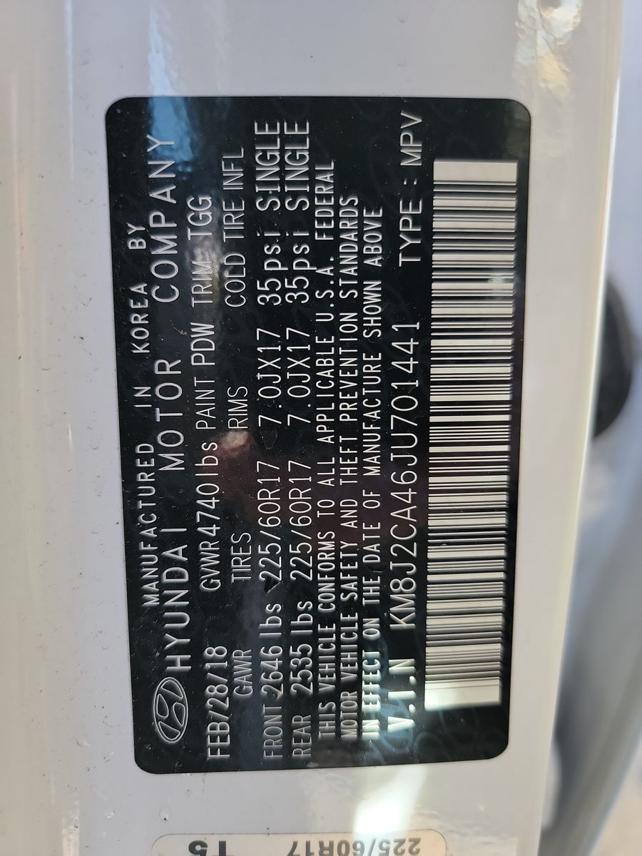 2018 Hyundai Tucson SE AWD