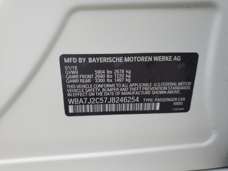 2018 BMW 7 Series 740e xDrive iPerformance AWD