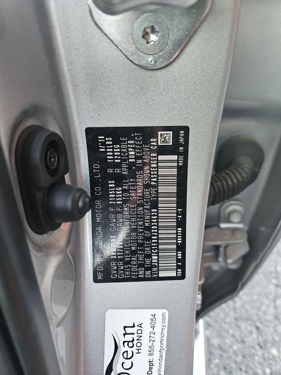 2018 Honda Civic Touring FWD