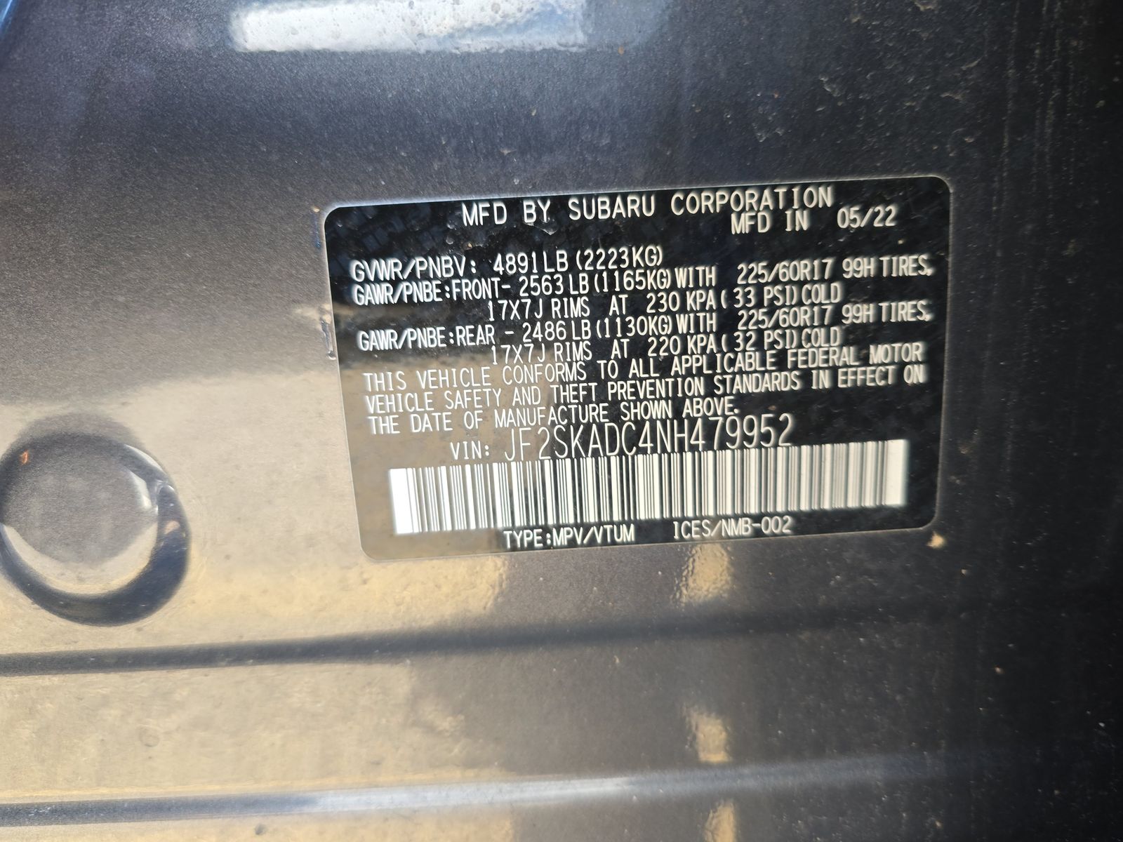 2022 Subaru Forester Premium AWD