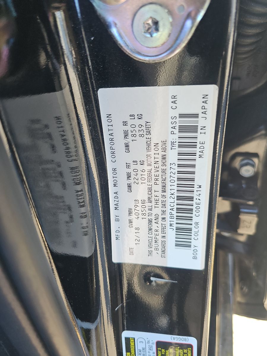 2019 MAZDA MAZDA3 Base FWD